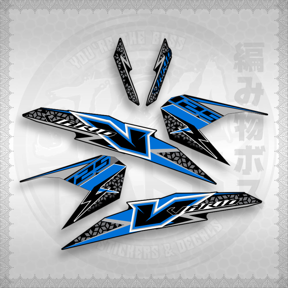 CLICK 125 V3 MALAY / INDO CONCEPT (CV3STSTVAA29) By STICKABOSS (SOFIE LAMINATED WATERPROOF)