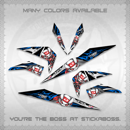 BEAT FI V2 DECALS (2026 NEW RCB 2.0 DESIGN) STICKER KITS BY STICKABOSS