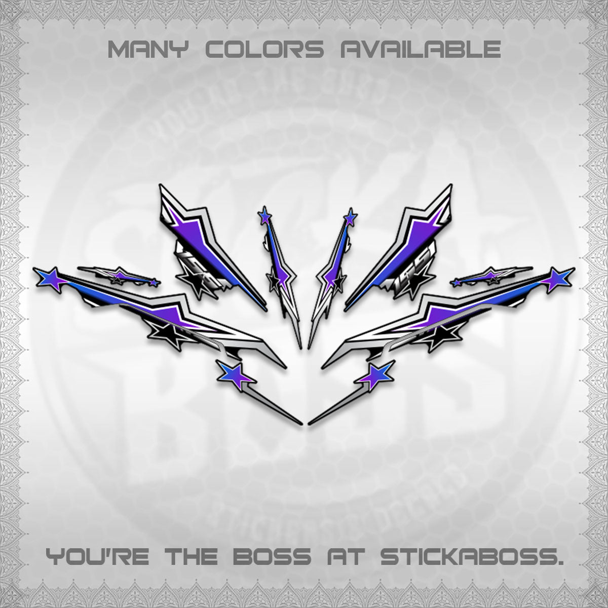 AEROX 155 V3 INDO DECALS (ALPHA TURBO 0004)STICKER DECALS By STICKABOSS