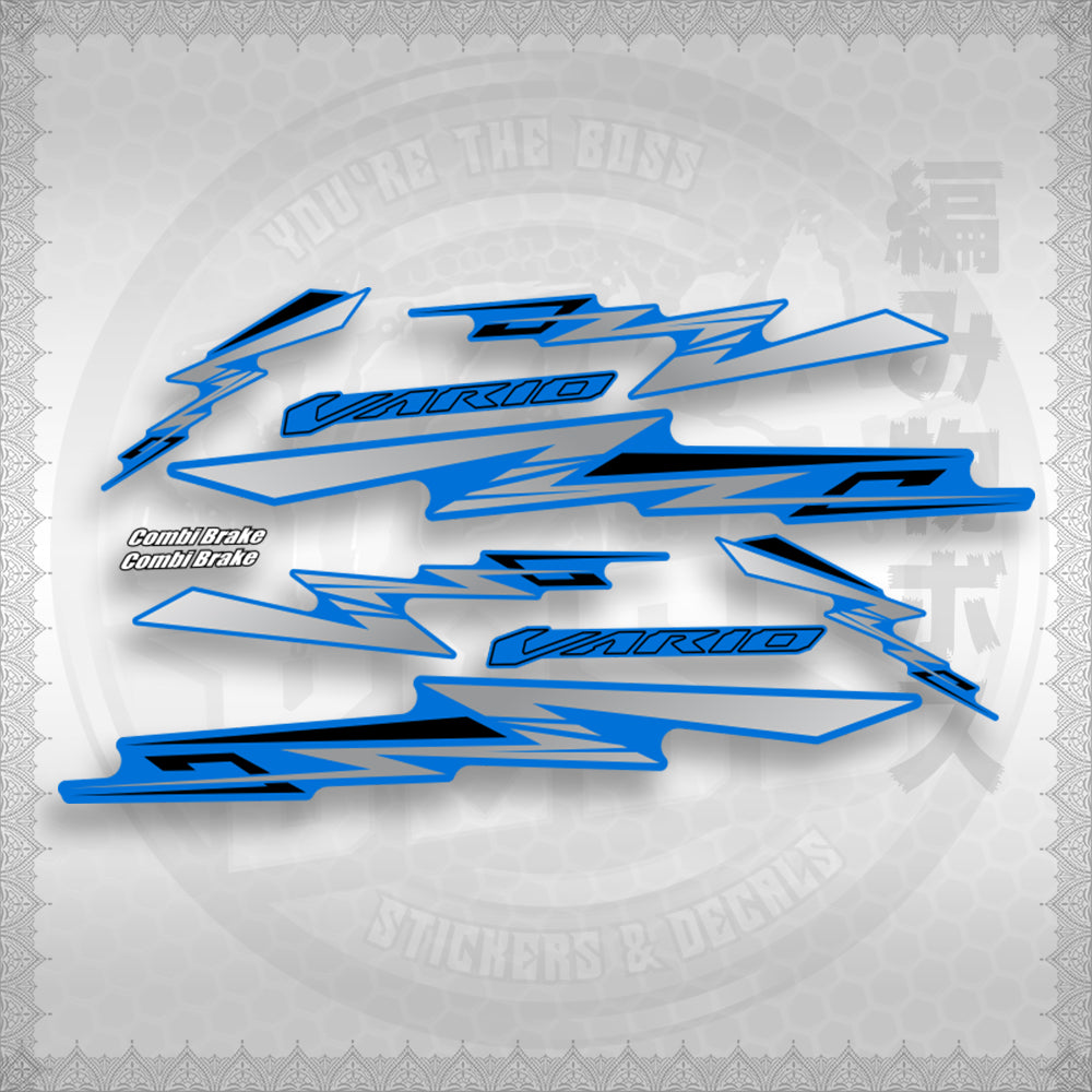 CLICK V2 ( VARIO ALPHA x OMEGA ) STICKER DECALS By STICKABOSS