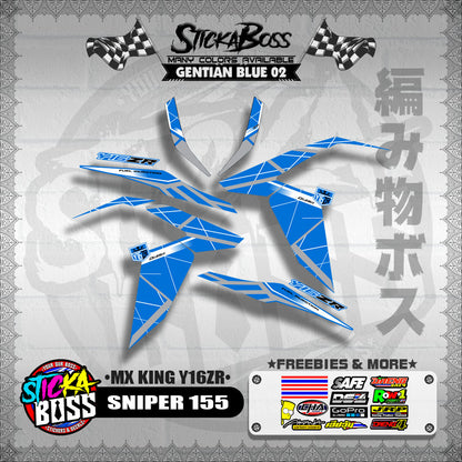 SNIPER 155 DECALS ( MX KING Y16ZR )【WITH FREEBIES】