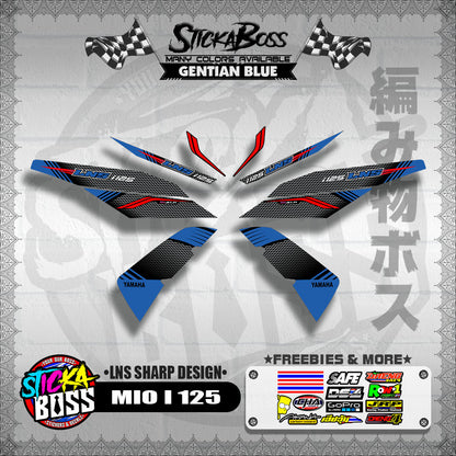 MIO I 125 DECALS ( LNS SHARP DESIGN )【WITH FREEBIES】