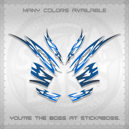 CLICK 125 V2 INDO STRIPING FOR WHITE DECALS (2026 NUSANTARA MOTIF) STICKER DECALS By STICKABOSS