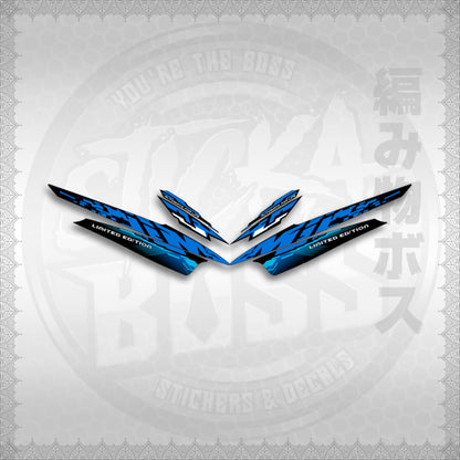 STICKER DECALS for MIO SPORTY (MSP25GLCO) By STICKABOSS (SOFIE LAMINATED WATERPROOF)