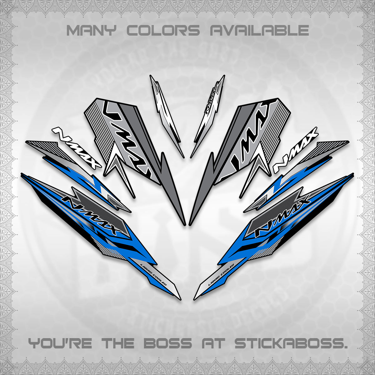 NMAX V2 DECALS (2026 VARIO STYLE) STICKER DECALS By STICKABOSS