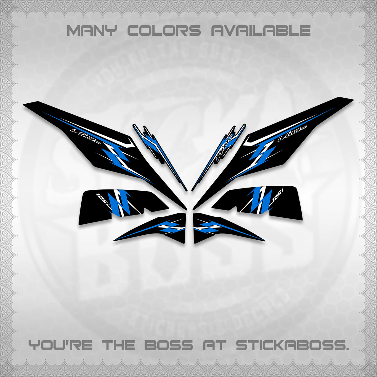 MIO I 125 M3 INDO DECALS (A25 VARIASI) STICKER DECALS By STICKABOSS