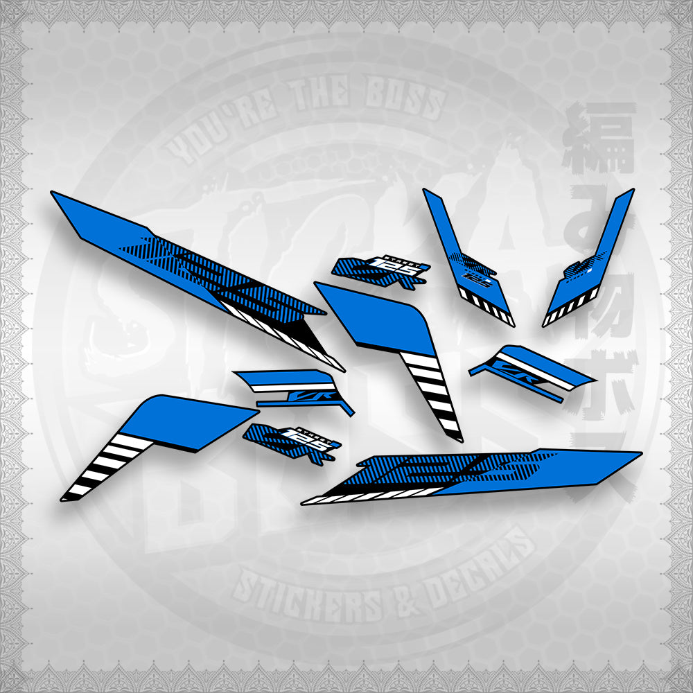 STICKER DECALS for CLICK 125 V3 (CV3VRSTDE) By STICKABOSS (SOFIE LAMINATED WATERPROOF)