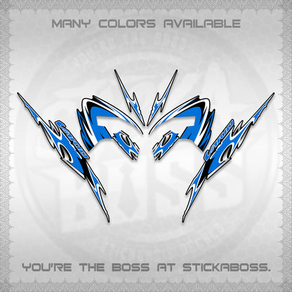 CLICK 125 V3 VARIO STRIPING DECALS (2026 NEW LED DESIGN) STICKER KITS By STICKABOSS