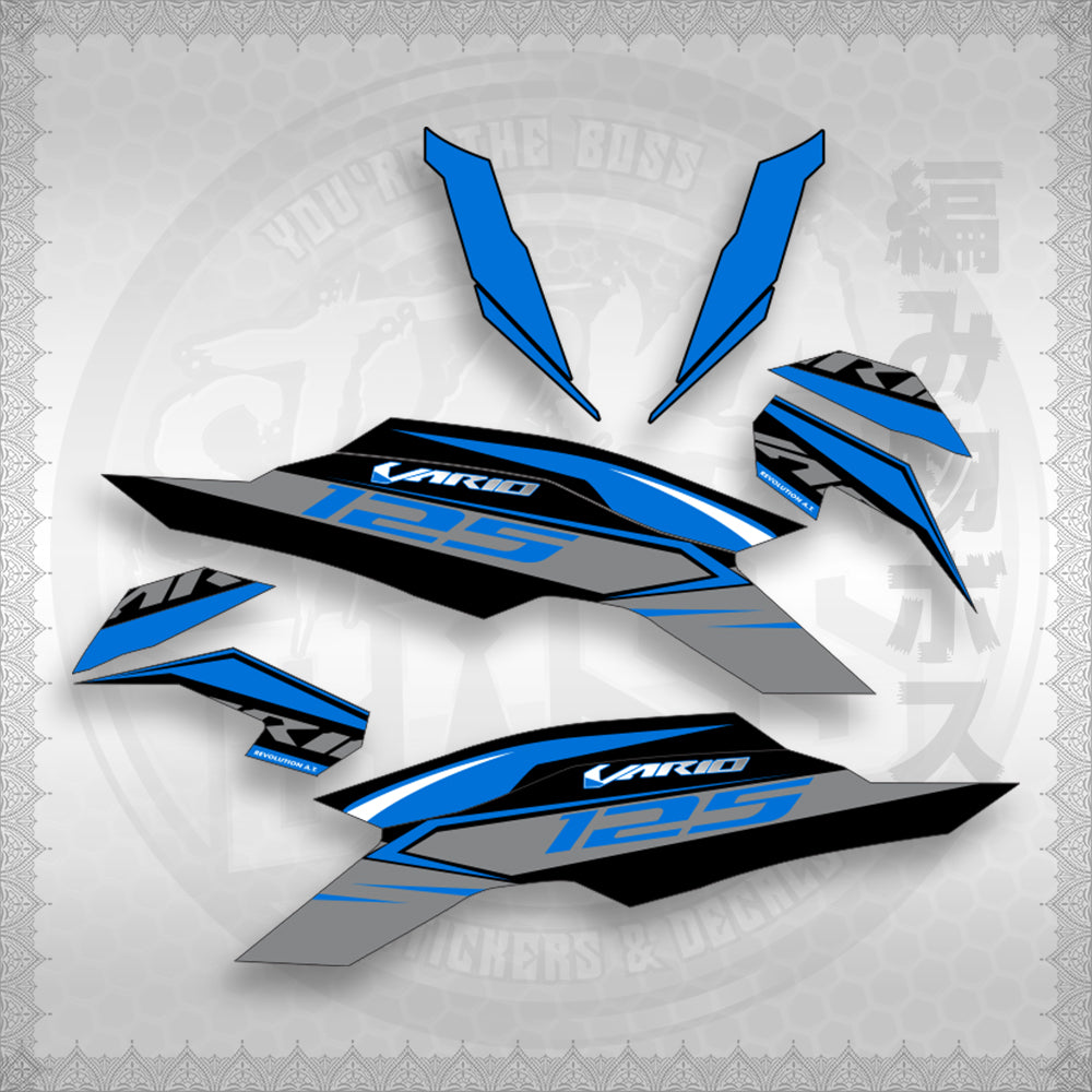 CLICK 125 V3 MALAY / INDO CONCEPT (CV3SLSTRA30) By STICKABOSS (SOFIE LAMINATED WATERPROOF)