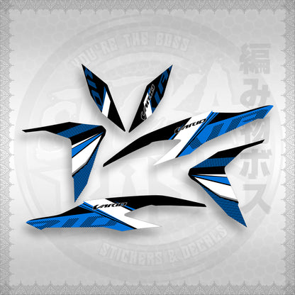 STICKER DECALS for CLICK V2 (CV2VA20MA) By STICKABOSS (SOFIE LAMINATED WATERPROOF)