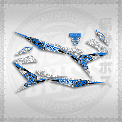 STICKER DECALS for RAIDER 150 REBORN CARB MALAYSIAN (RRCBARAST) By STICKABOSS (SOFIE LAMINATED )