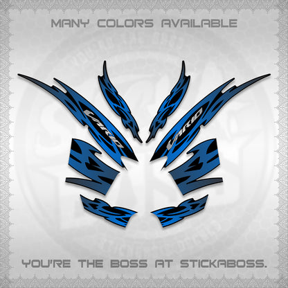 CLICK 125 V2 INDO STRIPING DECALS (2026 NUSANTARA MOTIF) STICKER DECALS By STICKABOSS