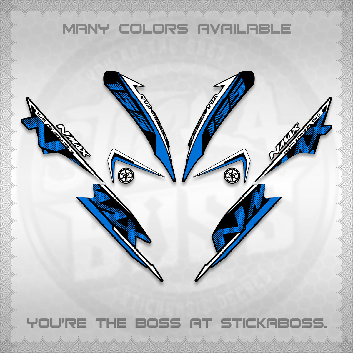 NMAX V1 THAI DECALS (2020 DESIGN) STICKER DECALS By STICKABOSS
