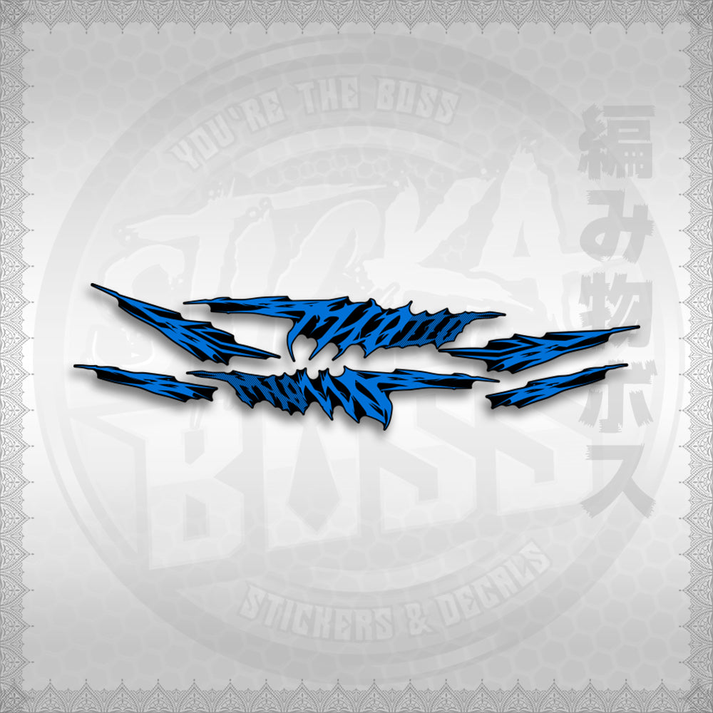 STICKER DECALS for MIO SOULTY INDO (MSOA4STKN) By STICKABOSS (SOFIE LAMINATED WATERPROOF)