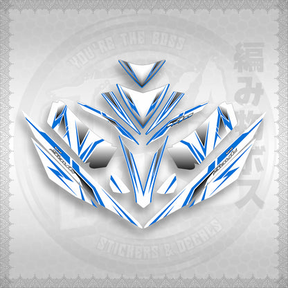 STICKER DECALS for MIO 4 (MIRGADEFOWH) By STICKABOSS (SOFIE LAMINATED WATERPROOF)