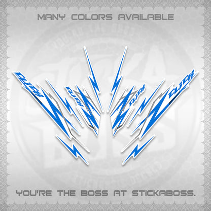 CLICK 125 V2 INDO FOR WHITE DECALS (2024 CL 00-A8 STYLE) STICKER KITS By STICKABOSS
