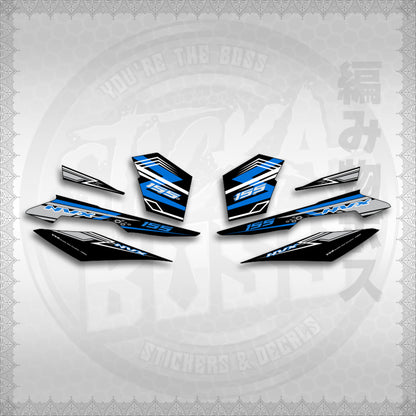 STICKER DECALS for AEROX V3 ALPHA TURBO INDO (AV3NVRAST) By STICKABOSS (SOFIE LAMINATED WATERPROOF)