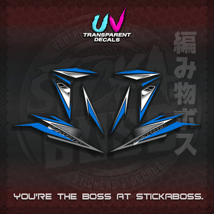【PREMIUM UV PRINT】CLICK 125 V3 INDO CONCEPT ( TRANSPARENT SLASH BLADE VARIO ) STICKER DECALS By STICKABOSS