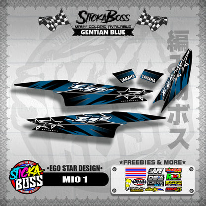 MIO 1 DECALS ( EGO STAR DESIGN )【WITH FREEBIES】