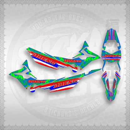 STICKER DECALS FOR XRM 125 FI FULL DECALS (X125FARDASA) By STICKABOSS (SOFIE LAMINATED WATERPROOF)