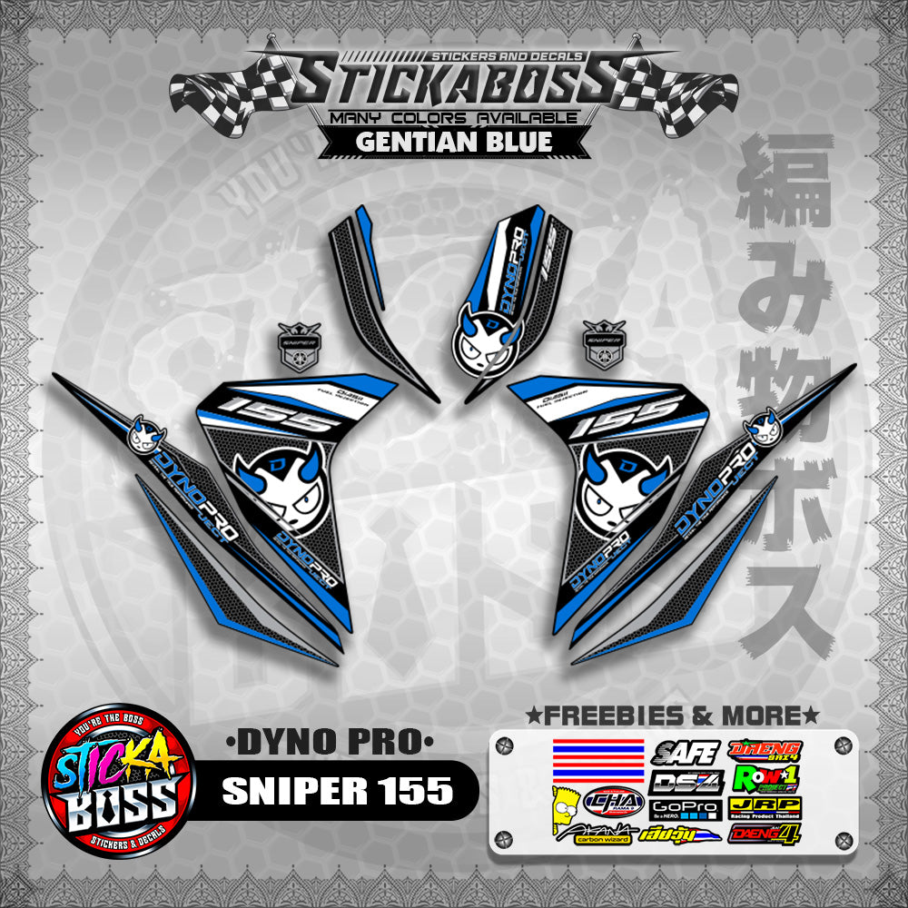 SNIPER 155 STICKER DECALS ( DYNO PRO )【WITH FREEBIES】