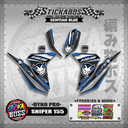 SNIPER 155 STICKER DECALS ( DYNO PRO )【WITH FREEBIES】