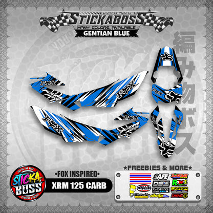 XRM 125 CARB STICKER FULL DECALS ( FOX INSPIRED )【WITH FREEBIES】