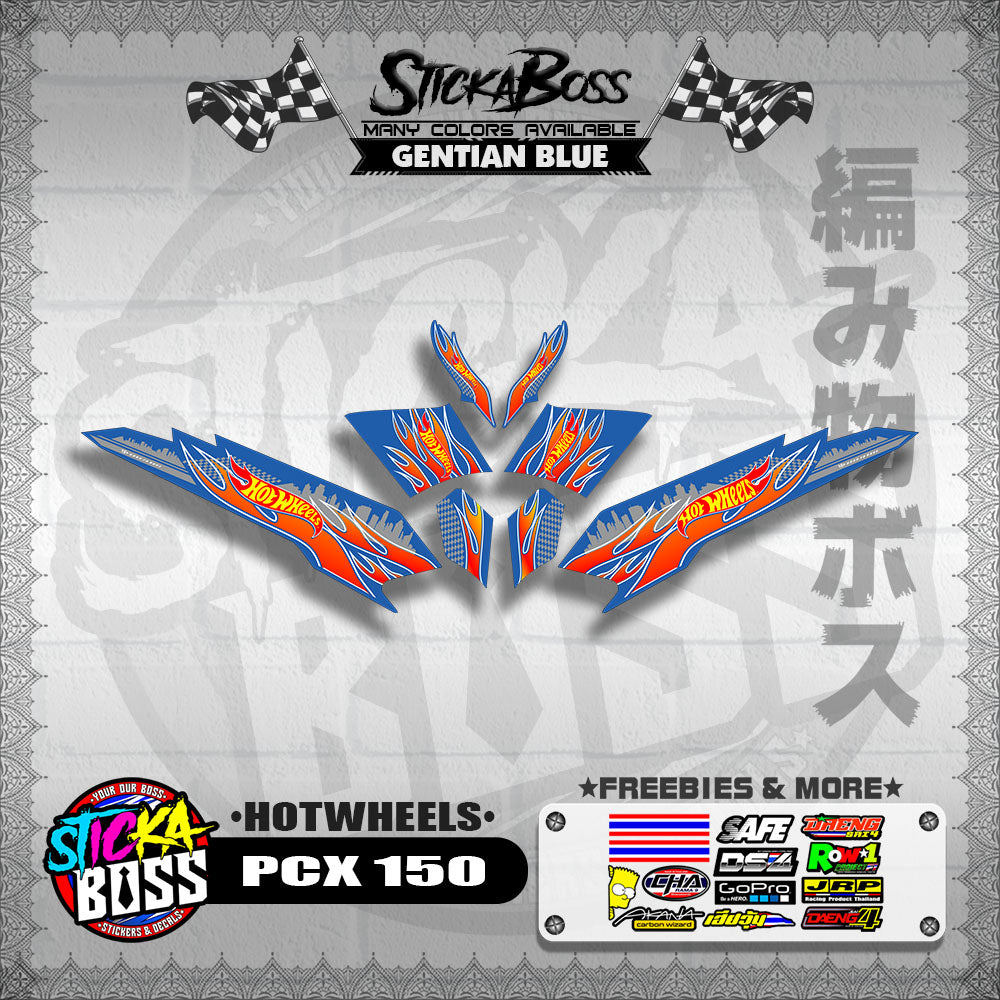 PCX 150 DECALS ( HOTWHEELS )【WITH FREEBIES】