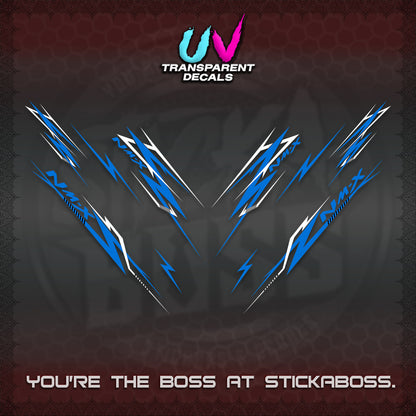 NMAX V2 UV TRANSPARENT DECALS (2024 NM A8 STYLE) STICKER DECALS By STICKABOSS