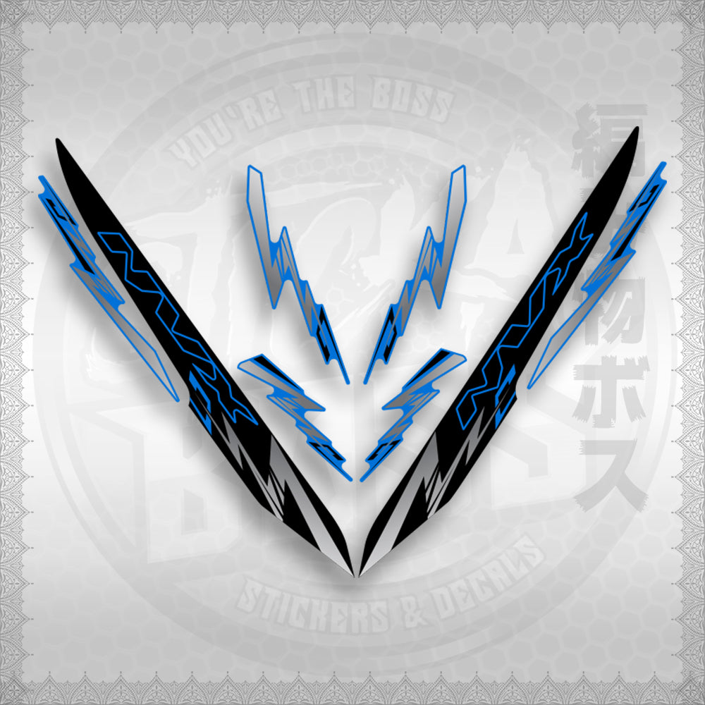 AEROX 155 V1 INDO-MALAY CONCEPT ( NVX ALPHA x OMEGA ) STICKER DECALS By STICKABOSS