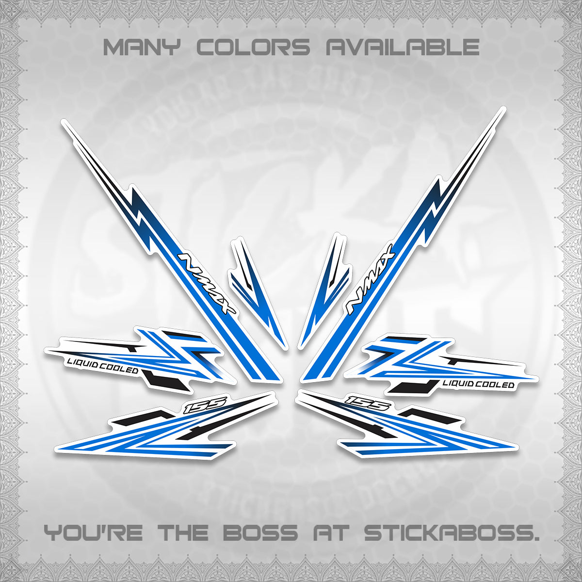 NMAX V2 INDO-MALAY DECALS (MI05 DESIGN) STICKER DECALS BY STICKABOSS (Copy)