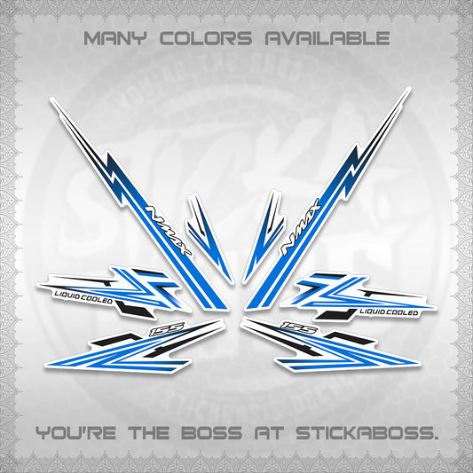 NMAX V2 INDO-MALAY DECALS (MI05 DESIGN) STICKER DECALS BY STICKABOSS (Copy)