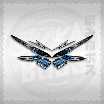 STICKER DECALS for AEROX 155 V1 MALAYSIAN (AV1STLASA) By STICKABOSS (SOFIE LAMINATED WATERPROOF)