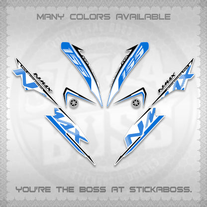 NMAX V1 THAI FOR WHITE DECALS (2020 DESIGN) STICKER DECALS By STICKABOSS