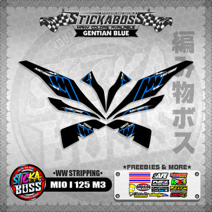 MIO I 125 M3 STICKER DECALS ( WW STRIPPING )【WITH FREEBIES】