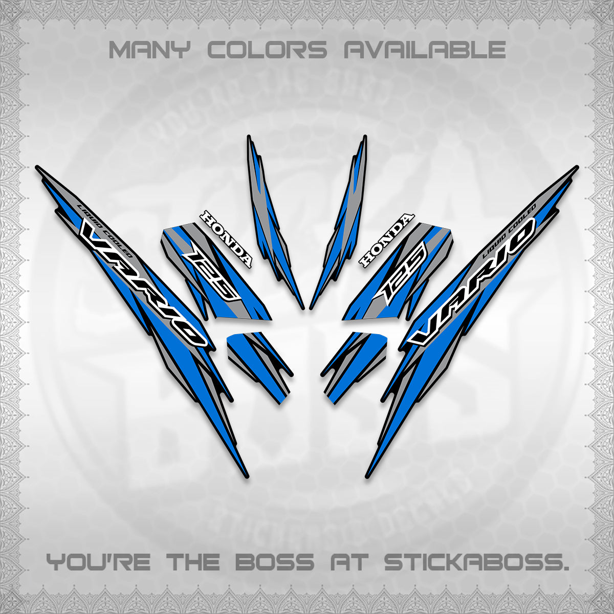 CLICK 125 V3 INDO DECALS (2024 SV 22-A1 STYLE) STICKER KITS By STICKABOSS