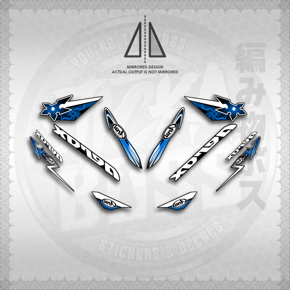 STICKER DECALS for AEROX 155 V1 (AV120ARIN02) By STICKABOSS (SOFIE LAMINATED WATERPROOF) (Copy) (Copy)