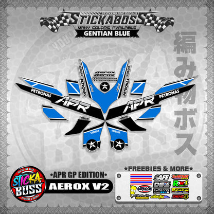 AEROX V2 STICKER DECALS ( APR GP EDITION )【WITH FREEBIES】