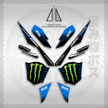 STICKER DECALS for AEROX V3 ALPHA TURBO INDO (AV3MOED01) By STICKABOSS (SOFIE LAMINATED WATERPROOF)