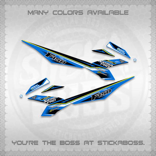 RAIDER 150 PRO SATRIA DECALS (NTN N07 DESIGN) STICKER DECALS BY STICKABOSS