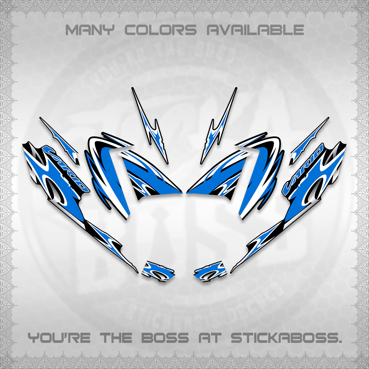 CLICK 125 V4 VARIO STRIPING DECALS (2026 NEW LED DESIGN) STICKER DECALS By STICKABOSS
