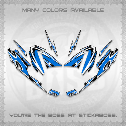 CLICK 125 V4 VARIO STRIPING DECALS (2026 NEW LED DESIGN) STICKER DECALS By STICKABOSS