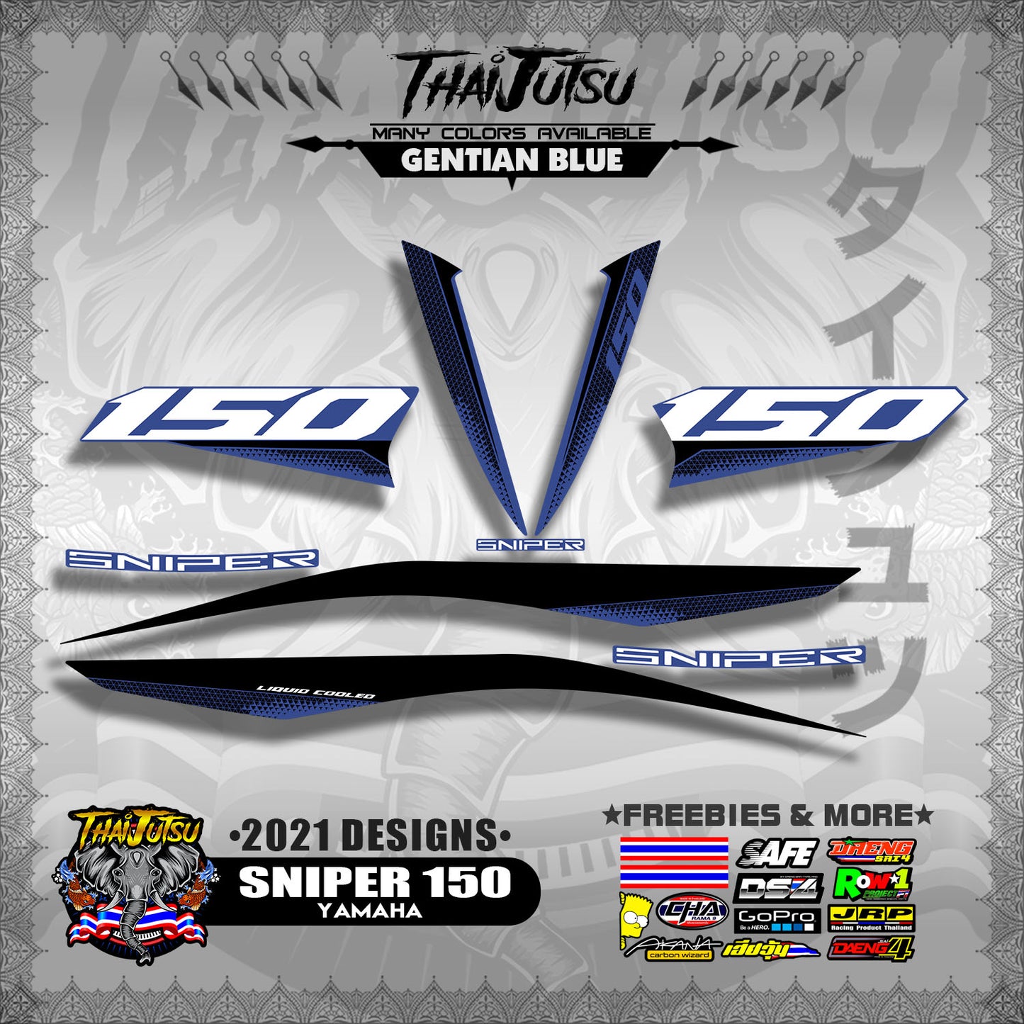 SNIPER 150 DECALS ( 2021 DESIGNS )【WITH FREEBIES】