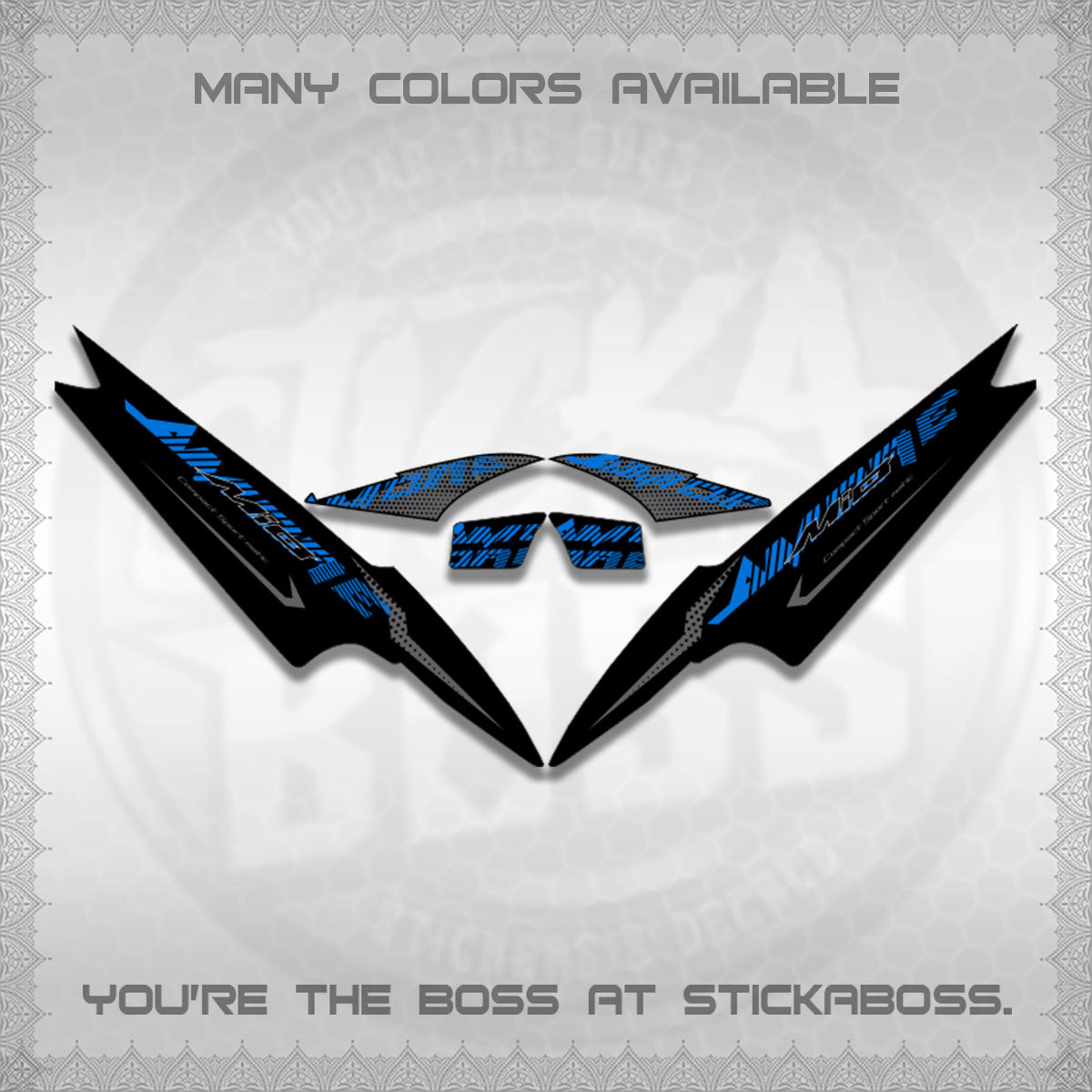 MIO SPORTY/SMILE  DECALS (2026 NEW AMORE DESIGN)STICKER DECALS By STICKABOSS