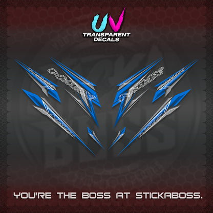 NMAX V2 UV TRANSPARENT DECALS (2024 NM 00-A1 STYLE) STICKER DECALS By STICKABOSS