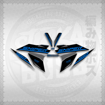 STICKER DECALS for SNIPER 155 (20PHSTDE) By STICKABOSS (SOFIE LAMINATED WATERPROOF)