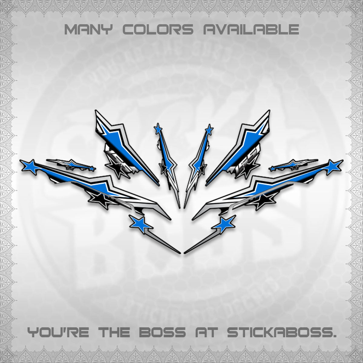 AEROX 155 V3 INDO DECALS (ALPHA TURBO 0004)STICKER DECALS By STICKABOSS