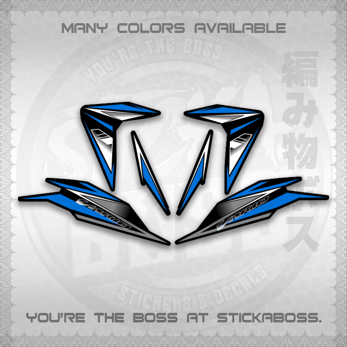 CLICK 125 V3 INDO CONCEPT ( SLASH BLADE VARIO ) STICKER DECALS By STICKABOSS