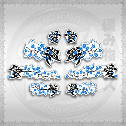 STICKER DECALS for NMAX V1 INDO FOR WHITE (NV1FWSAXFL) By STICKABOSS (SOFIE LAMINATED WATERPROOF)