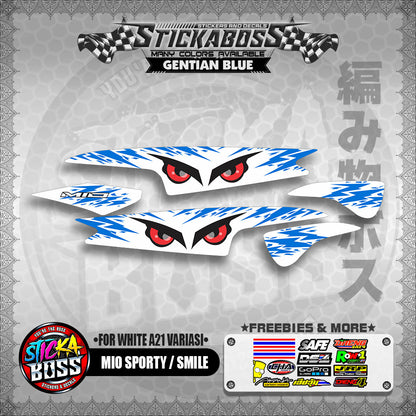 MIO SPORTY / SMILE INDO STICKER DECALS ( FOR WHITE A21 VARIASI)【WITH FREEBIES】